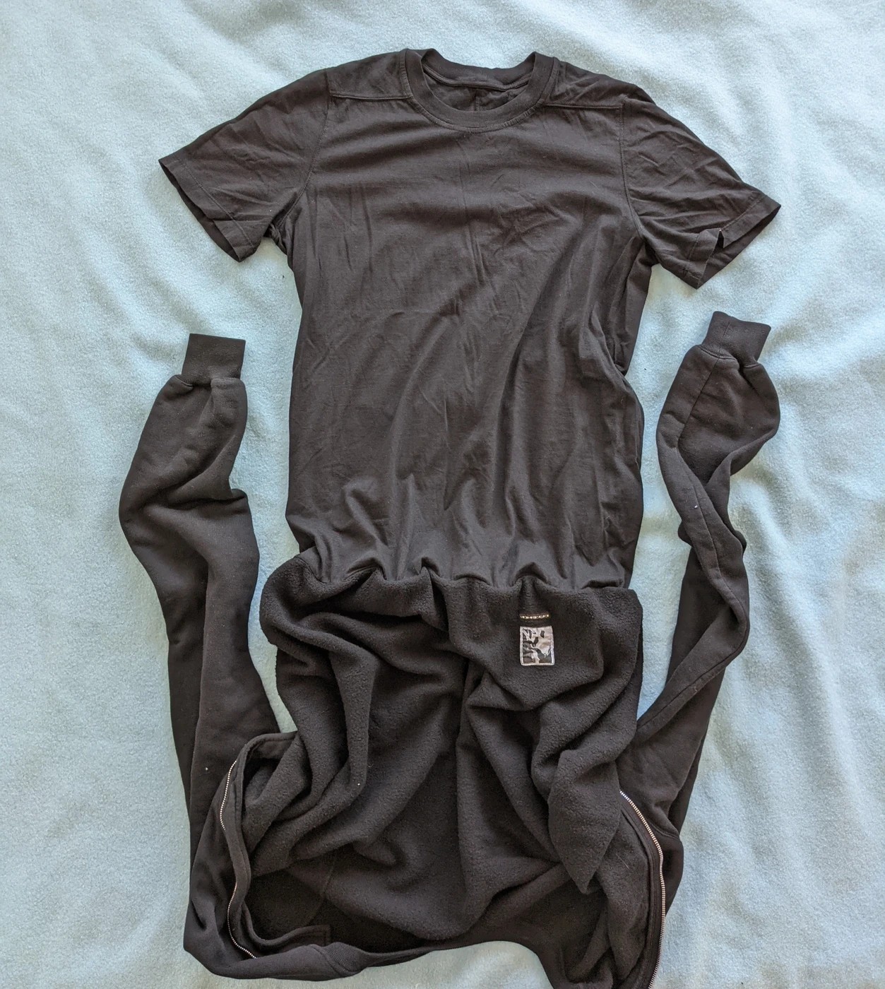 Banana back zip sweatshirt (level t-shirt inside) - 2