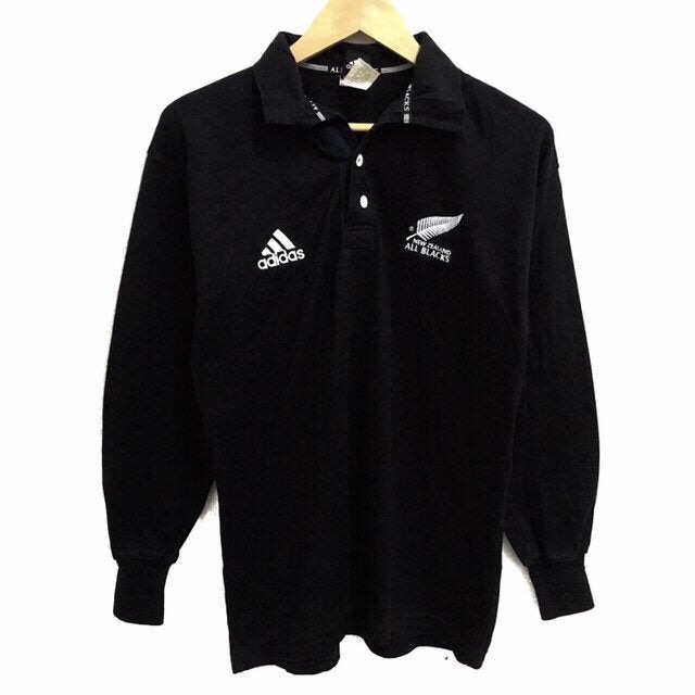 ADIDAS CANTERBURY OF NEW ZEALAND RUGBY POLOS LONG SLEEVE - 1