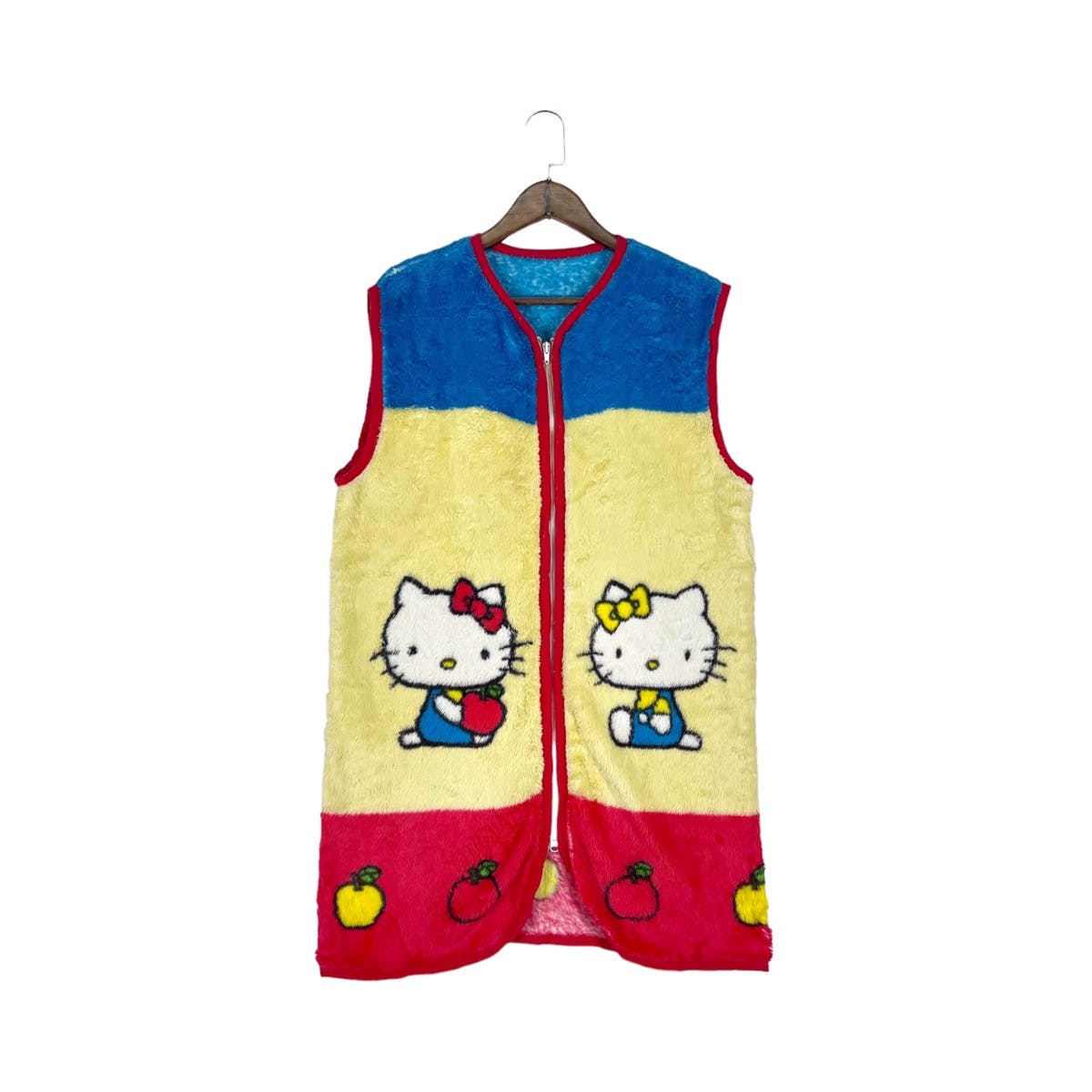 Character Hero - Vintage Hello Kitty Full Zipper Mid Length Fleece - 1