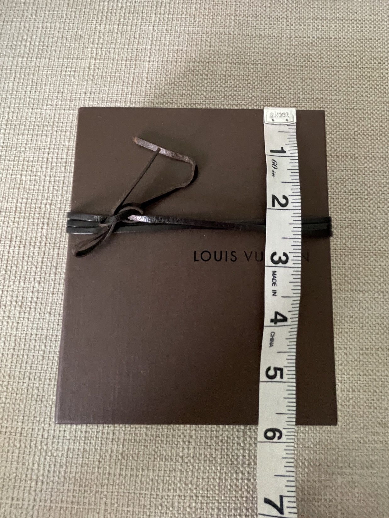 2010s Louis Vuitton Slider Drawer Leather Strap Gift Box - 7