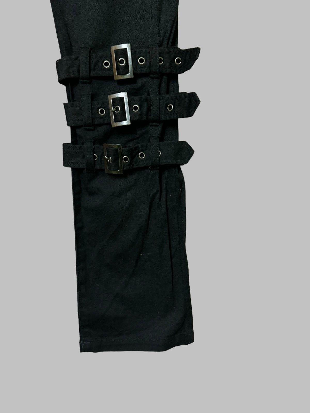 Vintage - Black Peace Now Bondage Punk Rock Style Pant - 8