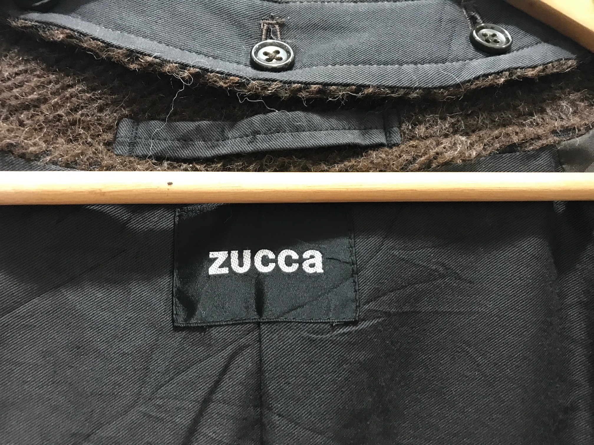 Cabane De Zucca - Zucca Wool Jacket Toggle Button - 8