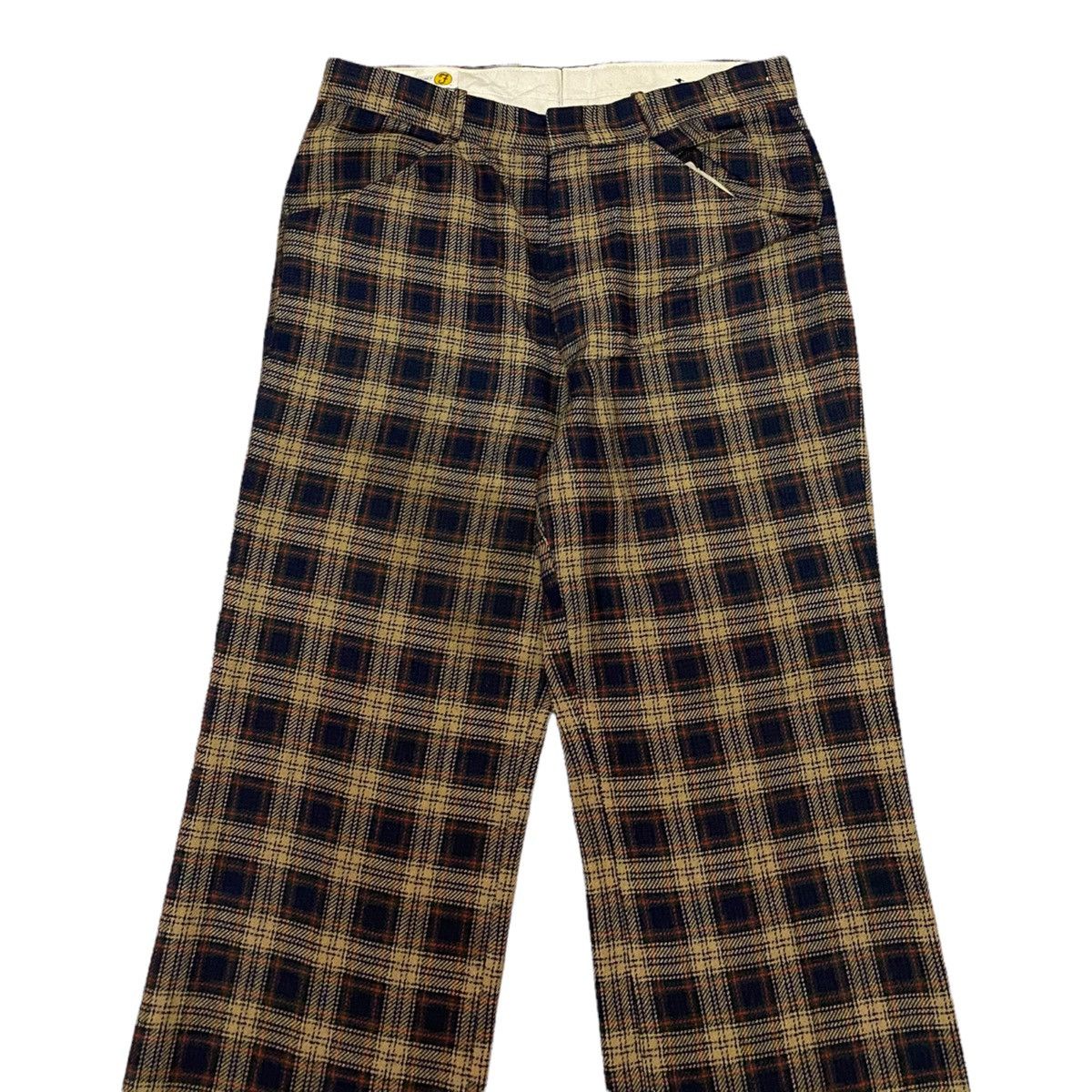 Archival Clothing - 🔥FARAH AW1998 CHECKED PLAID WOOL PANTS MADE IN ITALY - 7