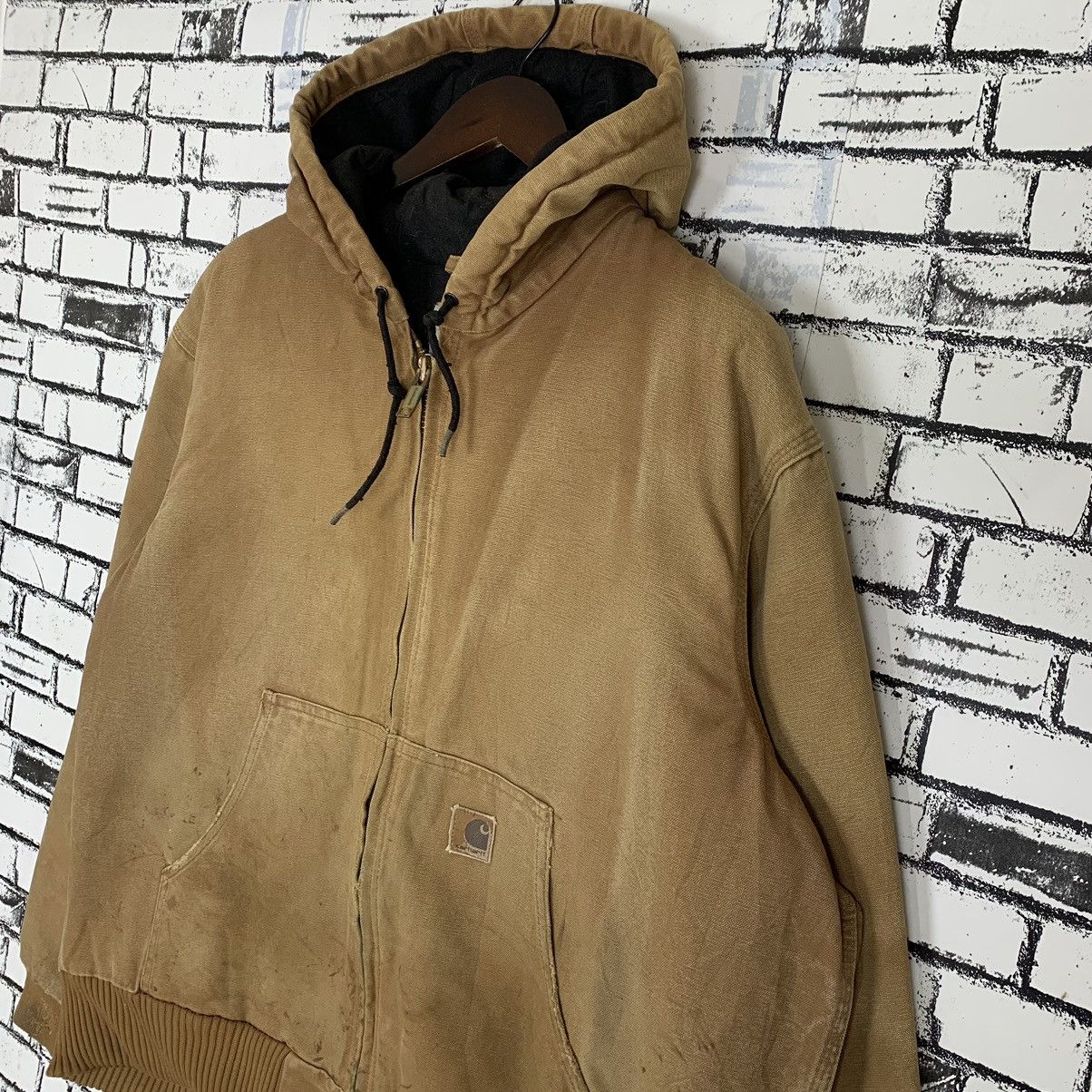 Vintage Carhatt Hooded Worker Jacket - 3