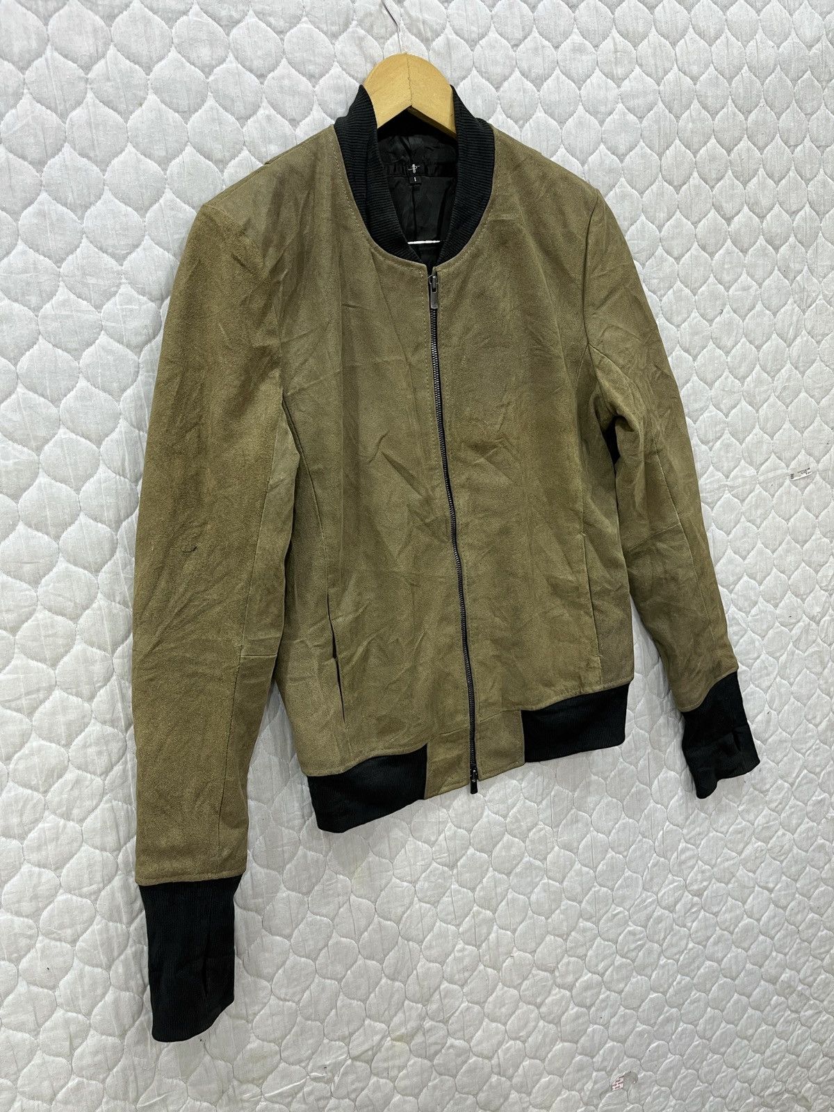 (Ww). NO ID JAPANESE HYPEBEAST SUEDE LEATHER JACKET - 3