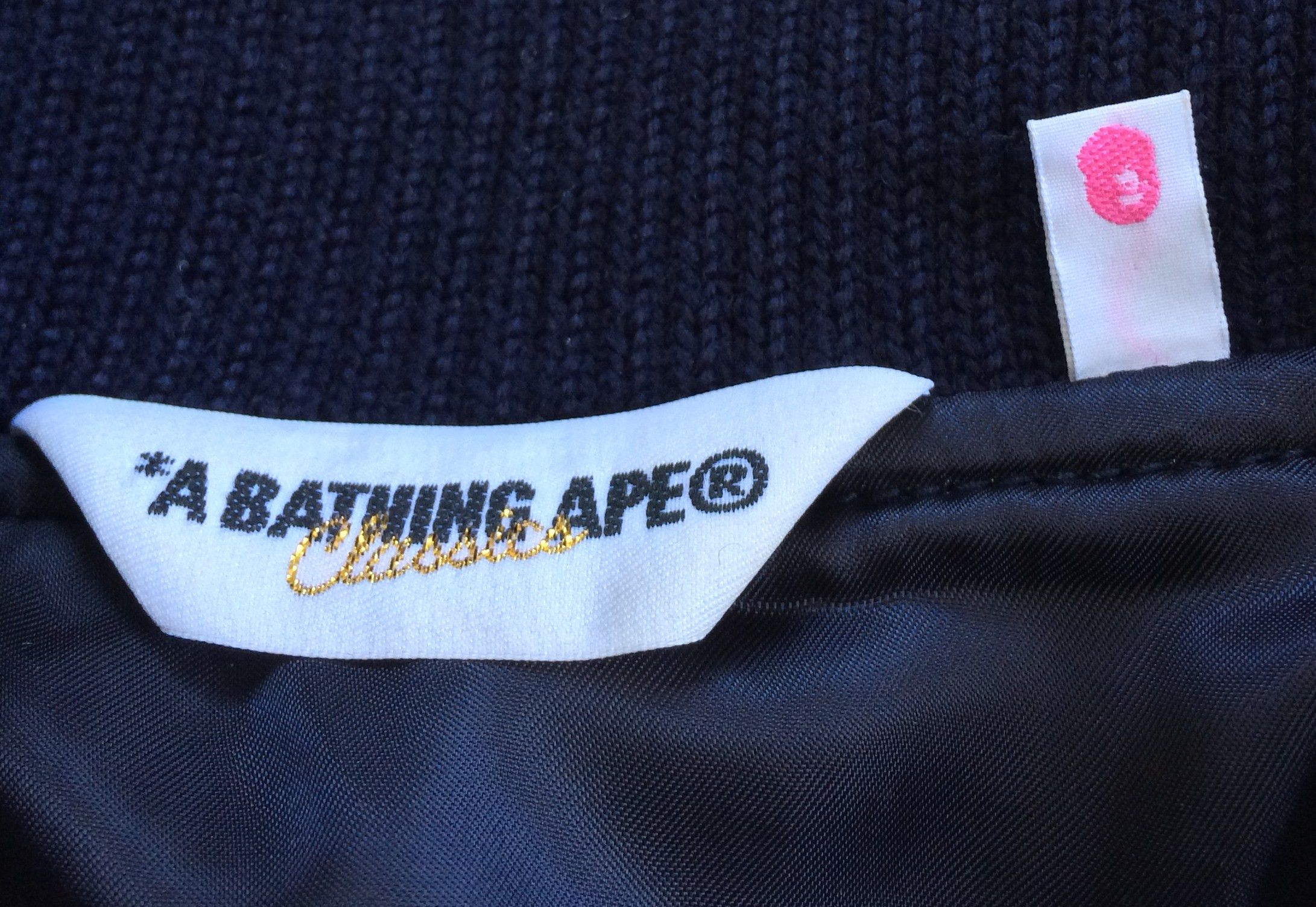 OG Ape Is Bathing Embroidered Wool Bomber Jacket - 6