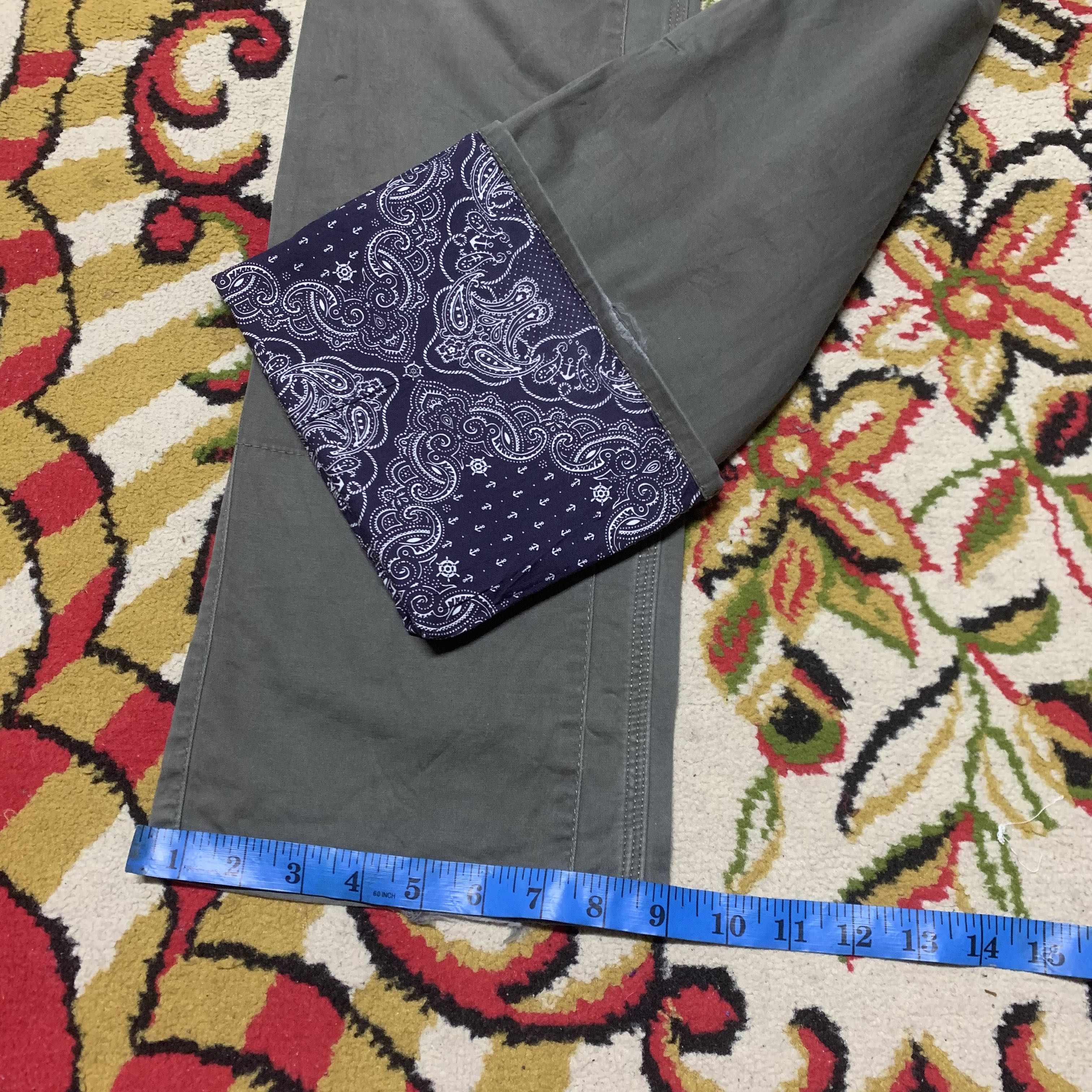 JAPANESE BRAND 🔥 Nicole Club For Men Paisley Inside Cargo Pants - 8