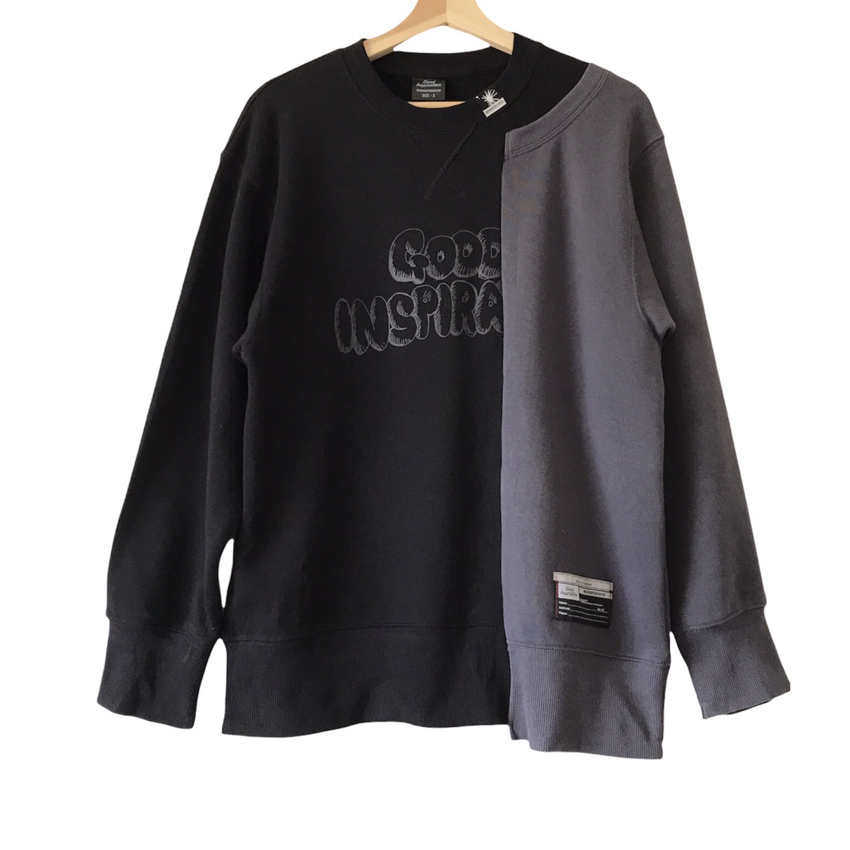 Authentic Mihara Yasuhiro For G.U Japan Hybrid Sweatshirt