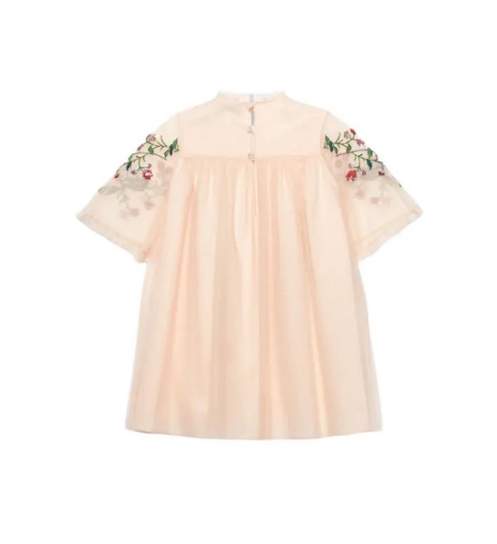 Gucci CHILDREN'S 12years Embroidered Tulle Dress - 2