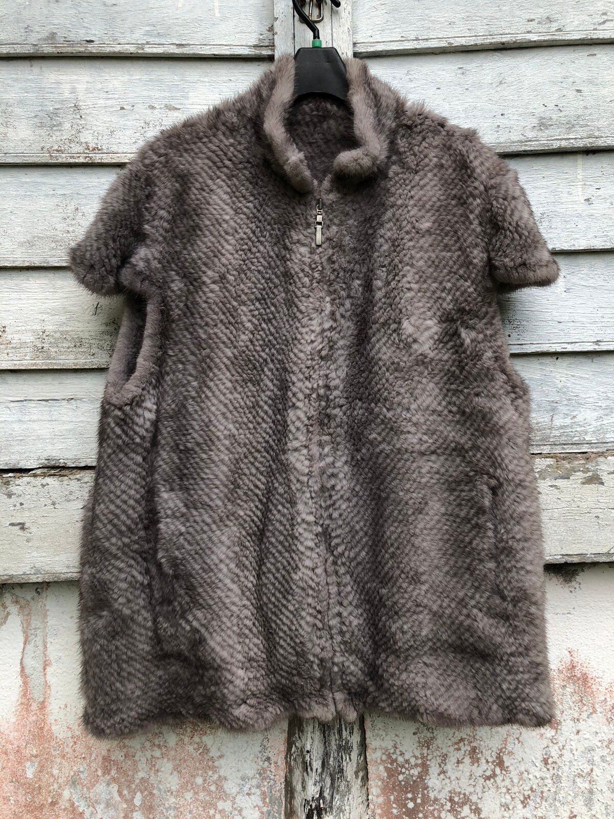 Mink Fur Coat - Fluffy and Comfort Saga Mink Ranched Mink Vest - 1
