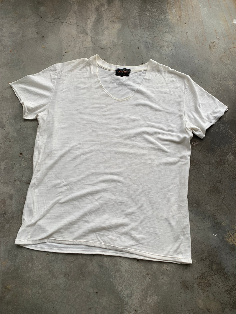 Archival! beams Plus Distressed Plain Tshirt - 1