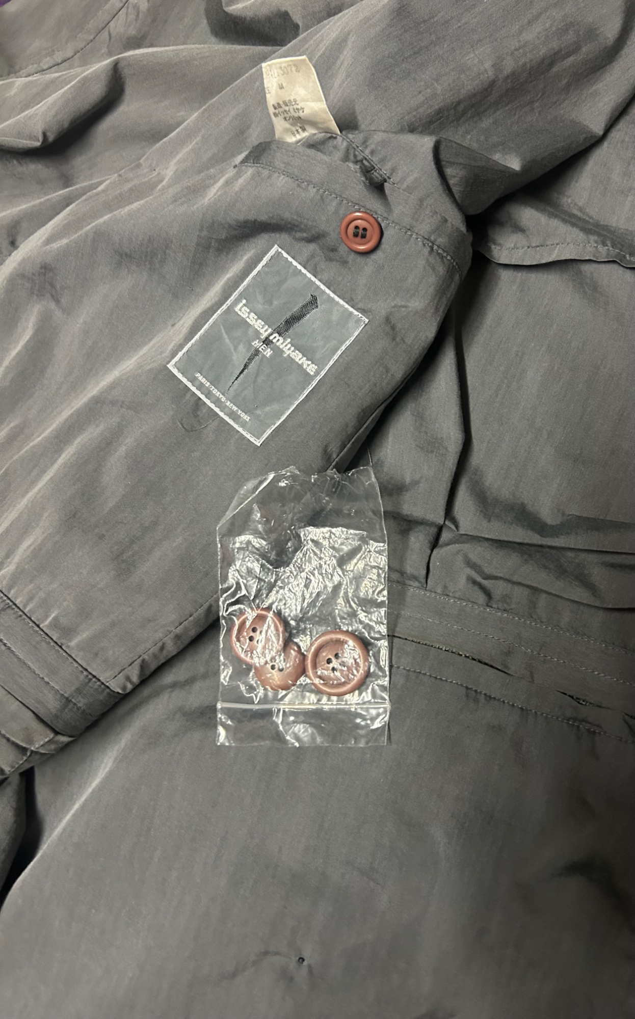 80s Issey Miyake long jacket detachable to bomber jacket - 15