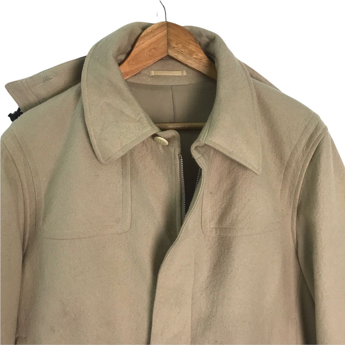 Vintage Yohji yamamoto aar hooded brown wool coat - 5