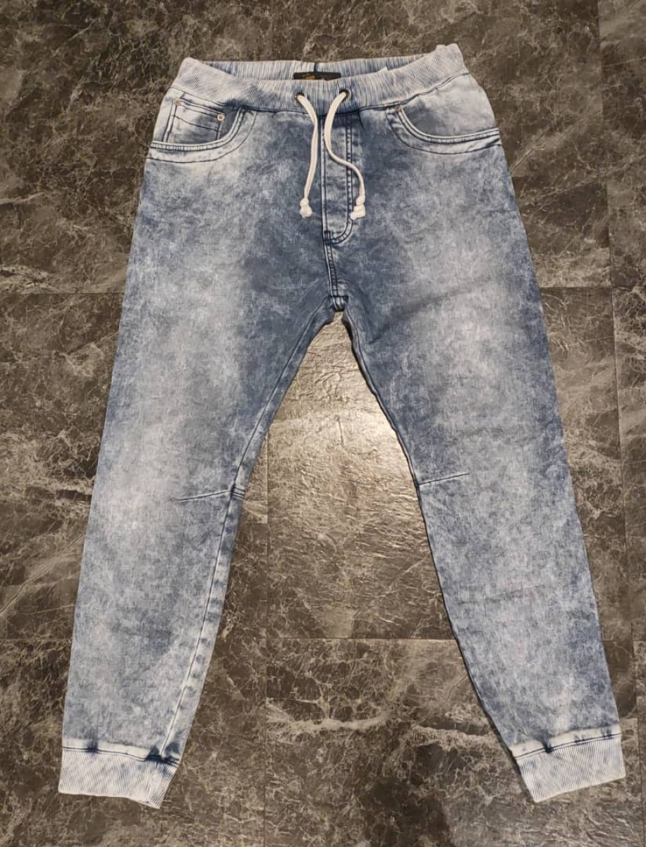 Streetwear - Soft Denim Jogger Pant - 1