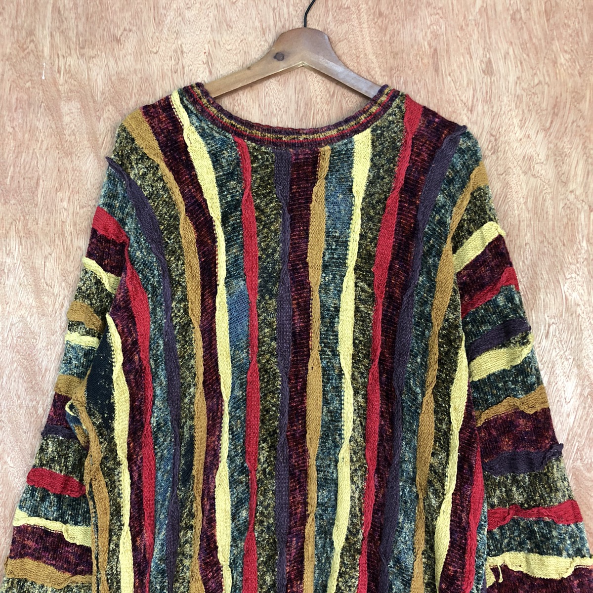 Other Designers Homespun Knitwear - Thor Thompson rayon stripe MUlticolor  Knitwear #c668 | ambe_benz | REVERSIBLE
