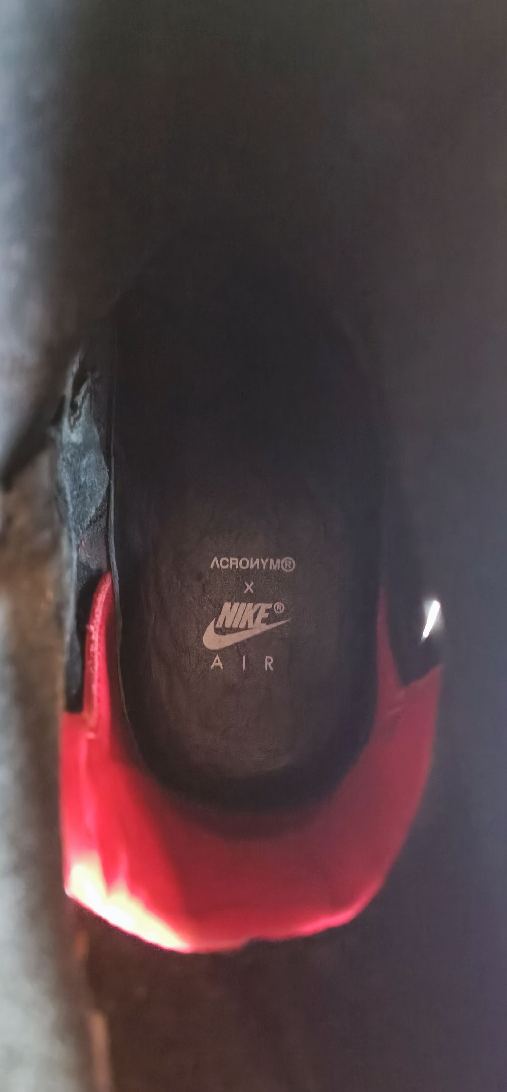 Acronym x Nike Air Force 1 Downtown 'Black Crimson' - 16
