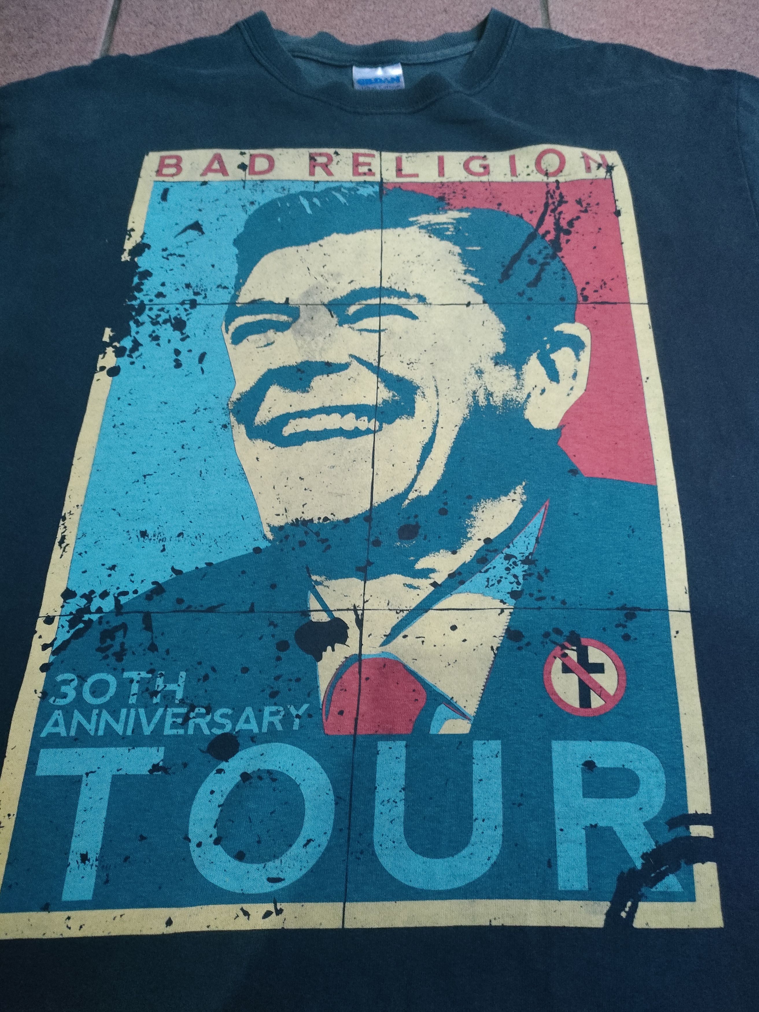 Vintage BAD RELIGION - 30th Anniversary - Faded tshirt - 4