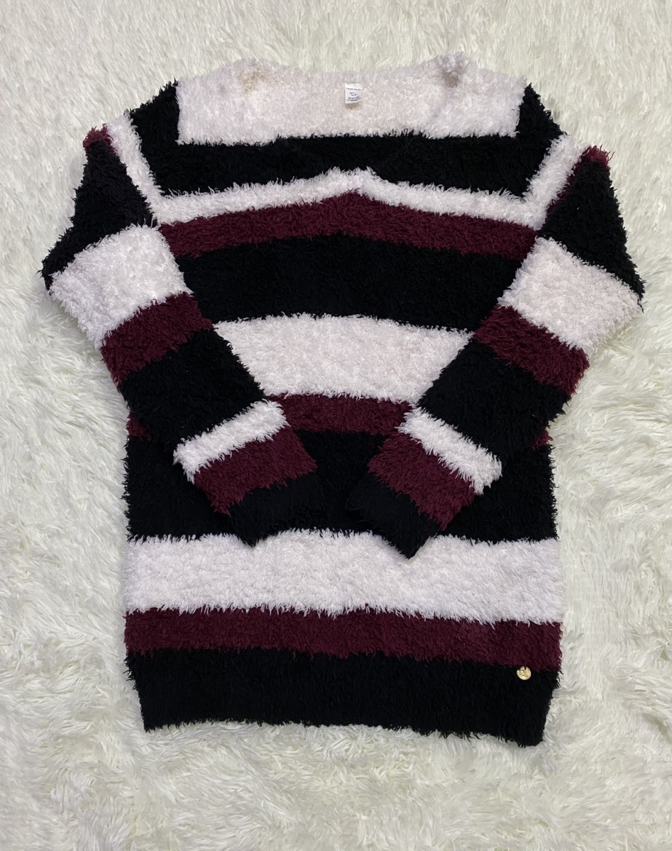 Japanese Brand - Territoire Fuzzy Sweater Pullover - 4