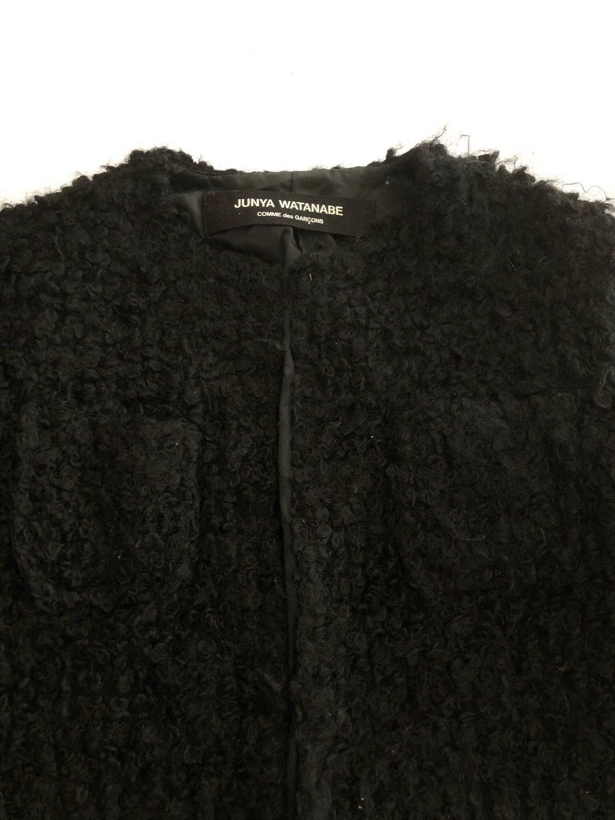 🔥ARCHIVAL PIECE💥AD2003 JUNYA WATANABE CDG Crop Sherpa Jacket - 4