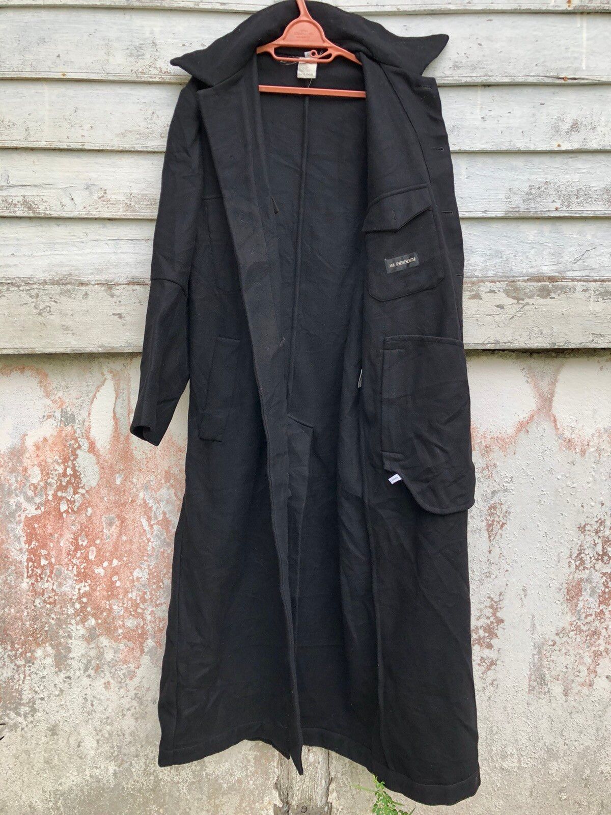 💥Archived 💥Ann Demeulemeester Wool Overcoat Man In S - 6