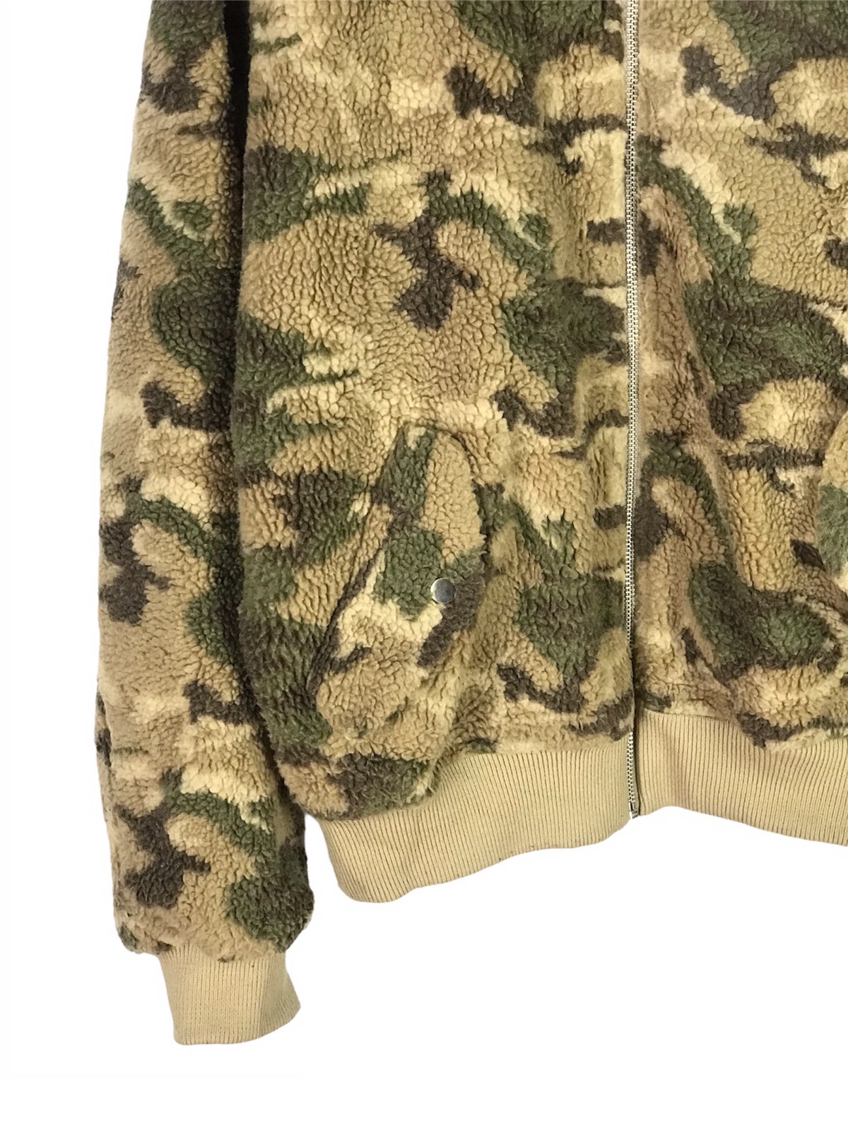 Japanese Brand - LAST CALL💥GYDA FLEECE ARMY CAMOUFLAGE BOMBER JACKET - 4