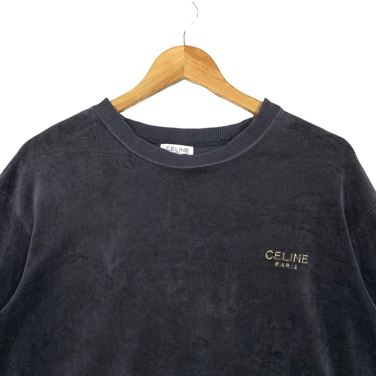 Vintage Celine Paris Valvet Sweatshirt Size M - 2