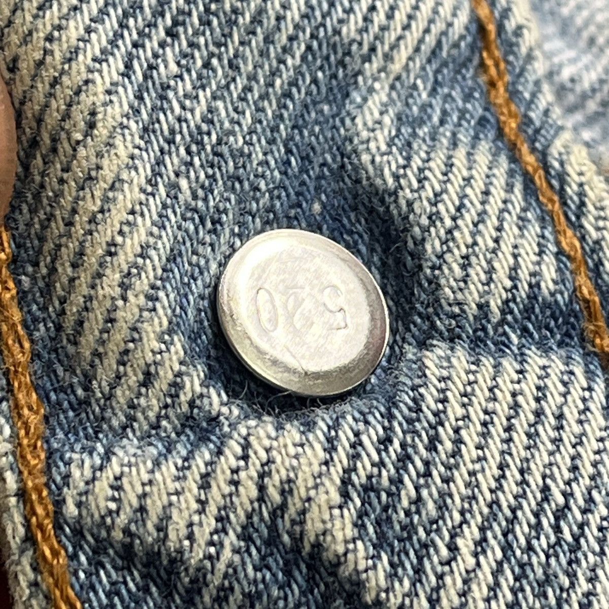 Vintage Levis 501 X Optimist Buttons Crafted - 19