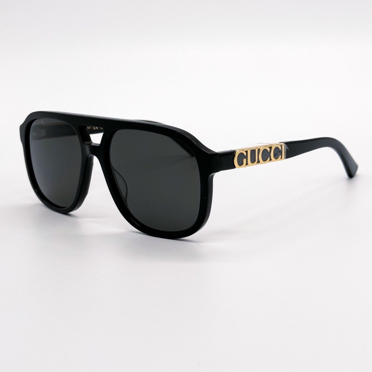 NEW GUCCI GG1188S 001 AVIATOR BLACK UNISEX SUNGLASSES GUCCI - 7