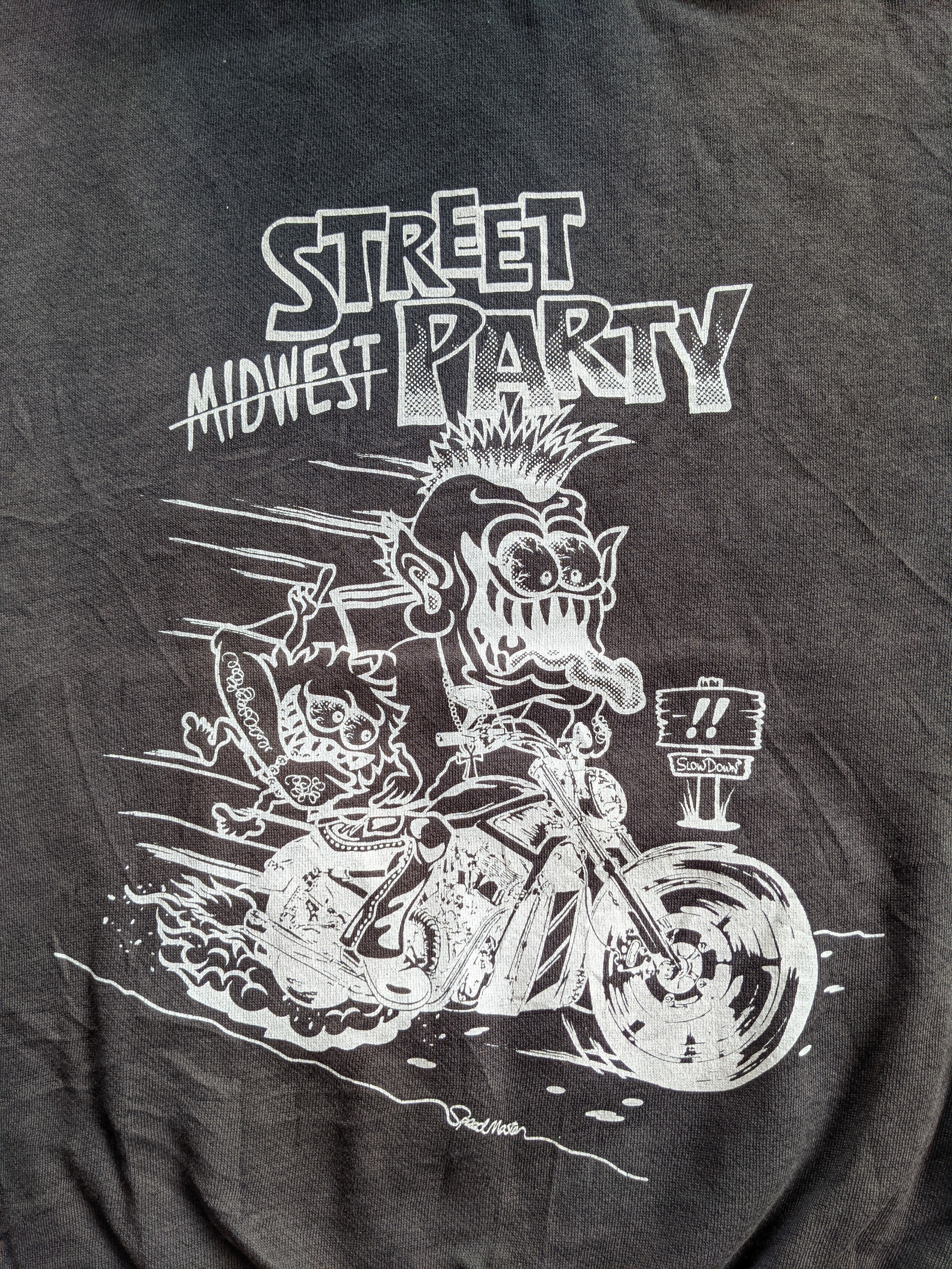 Streetwear - Vintage streetwear Street Midwest Party hoodie - 3