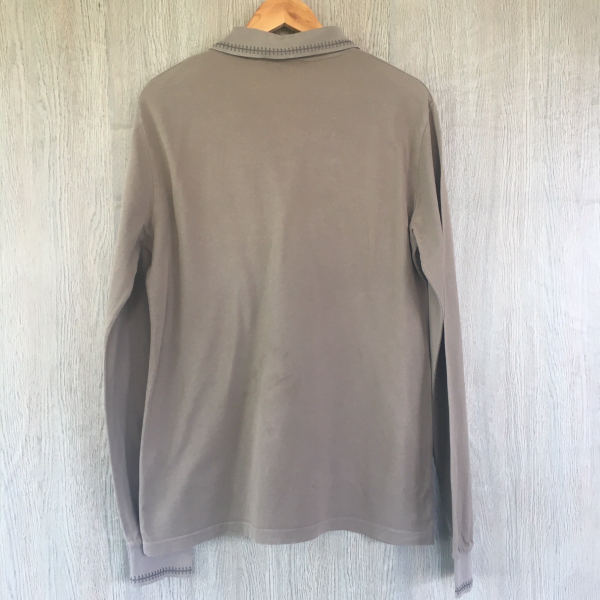 Etro Brown Long Sleeve Polo Shirt Made In Italy - 2