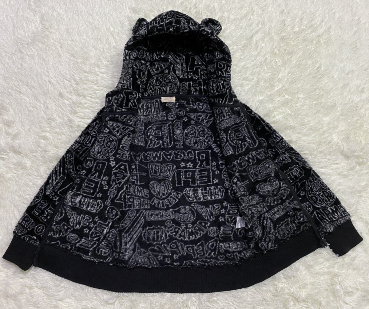 Japanese Brand - repipi armario Fullprint Fleece Hoodie Jacket - 5