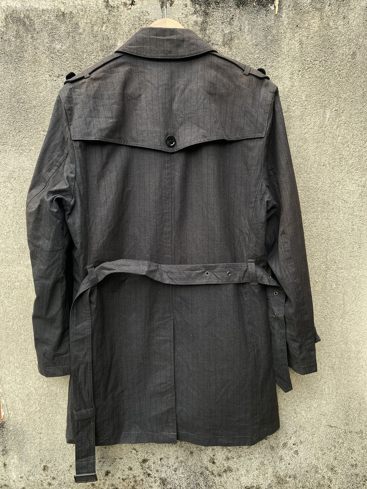 Vintage - Burberry Black Label Trench Coat Single Breasted Jacket - 3