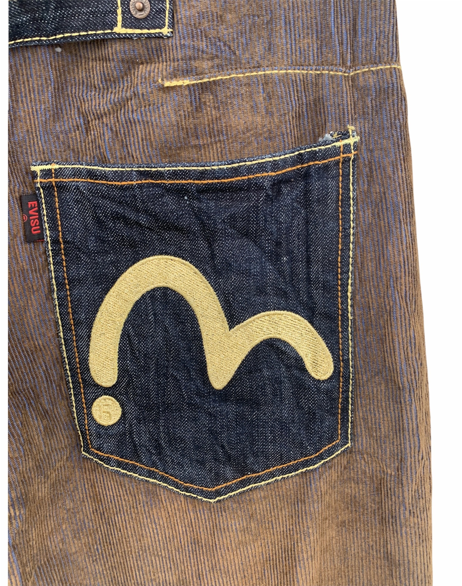 Evisu - Vintage Evisu Genes Curduroy Spellout Pant - 10