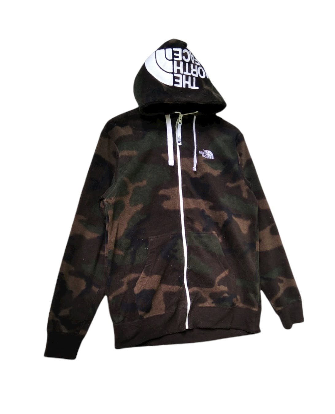 Stunning🔥The North Face Camo Embroided Logo Fleece Hoodie - 3