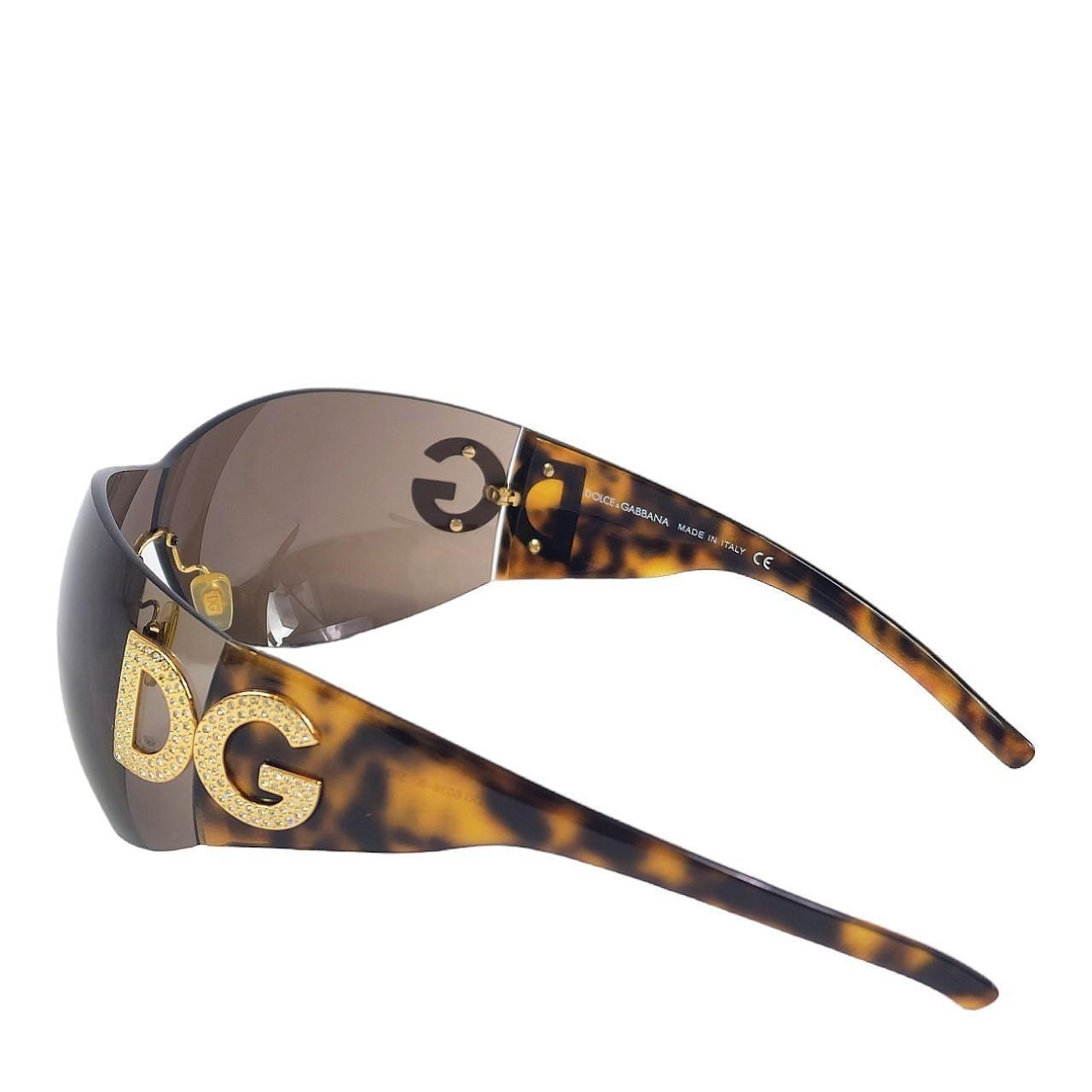 Dolce & Gabbana Men's Brown and Gold Sunglasses - 2