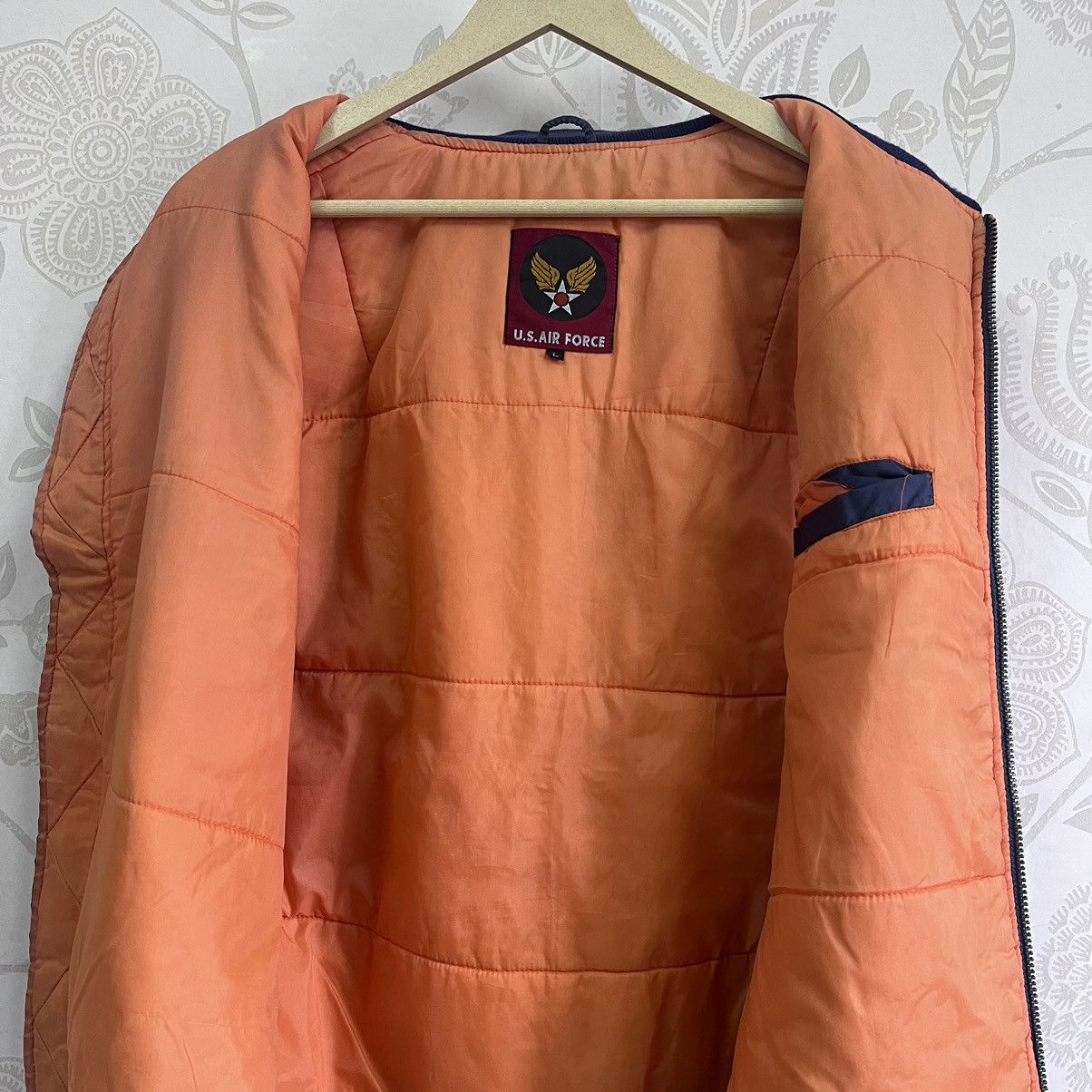 Vintage US Air Force Fly Vest Jacket Multi Pockets - 11