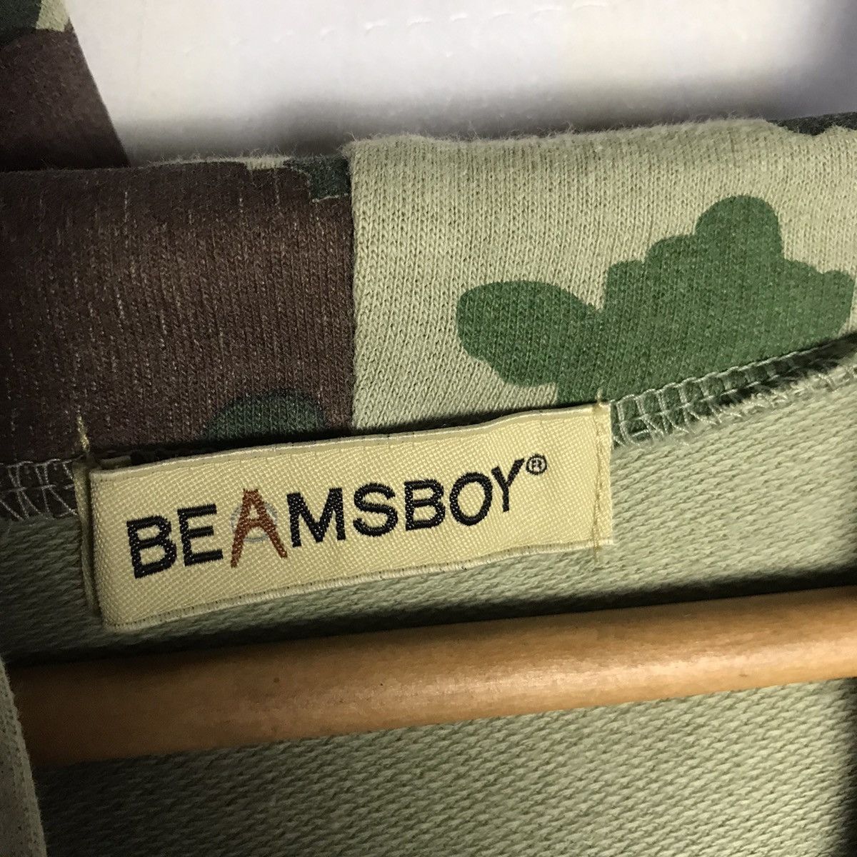 Beamsboy sheep camouflage patern zip up hoodie - 7