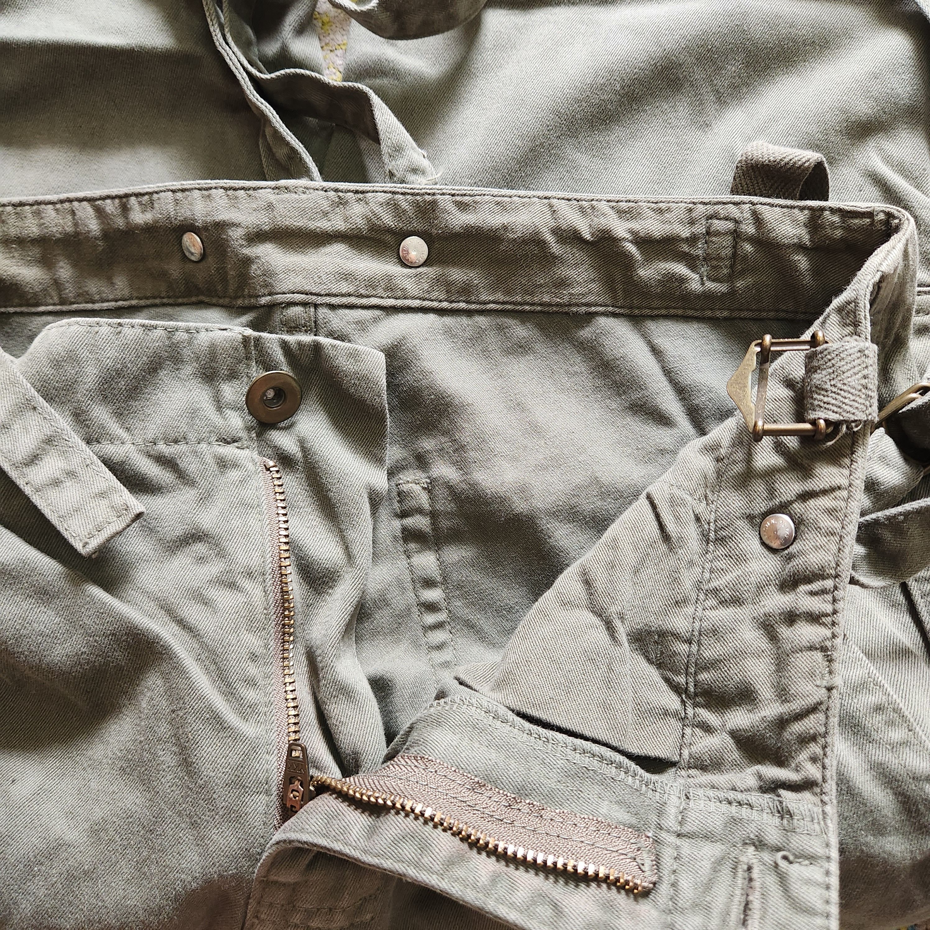 Military - Bondage Cargo Pants With Pockets Army Type - 5