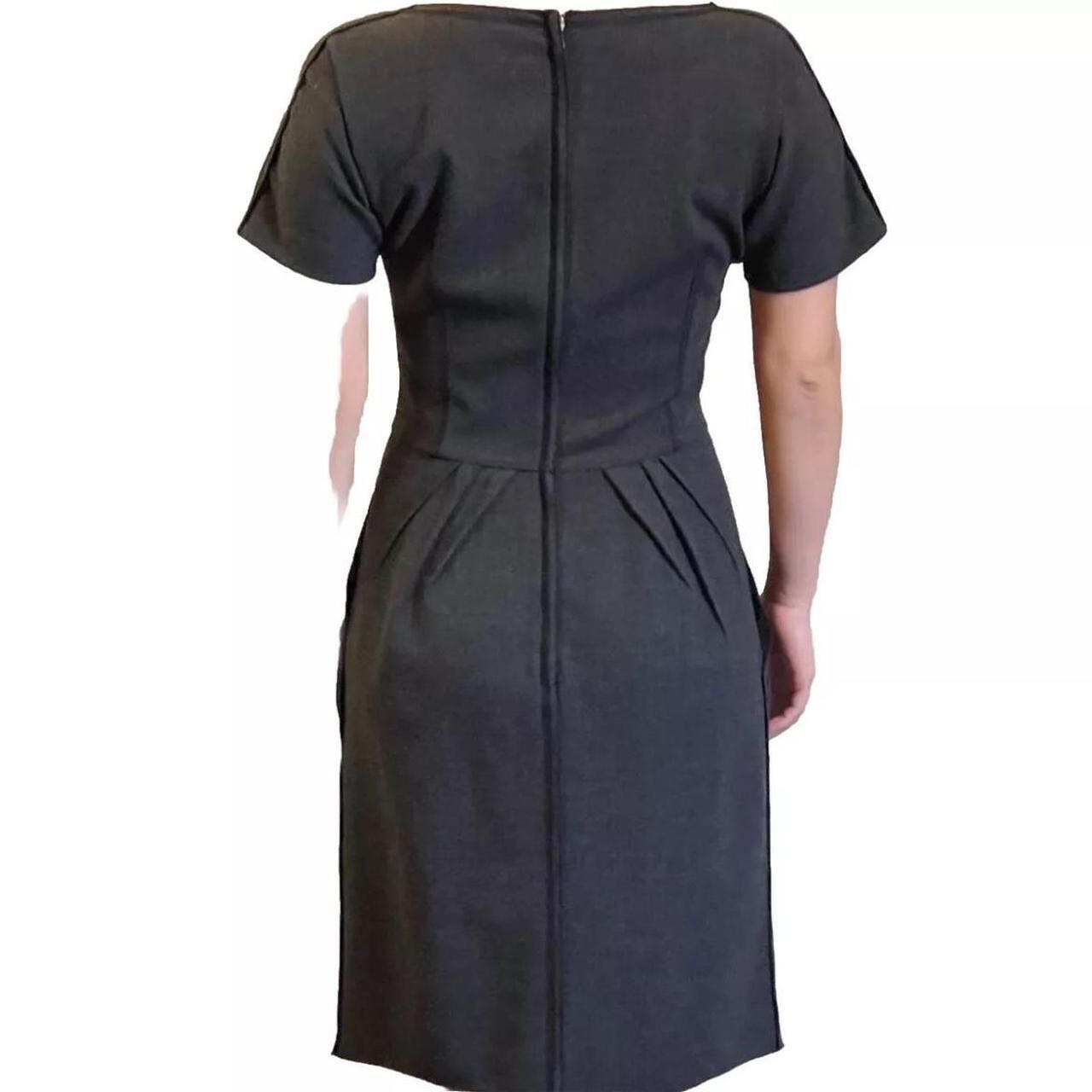 Vintage Dolce & Gabbana Virgin Wool Ruched Dress - 5