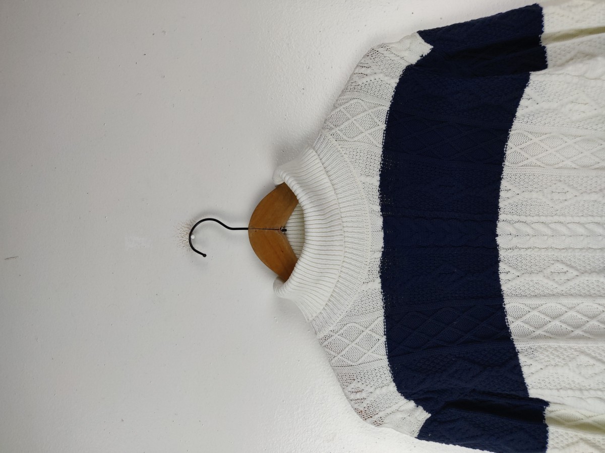Vanquish - Japan Stripes Knitwear Turtleneck Sweater - 3