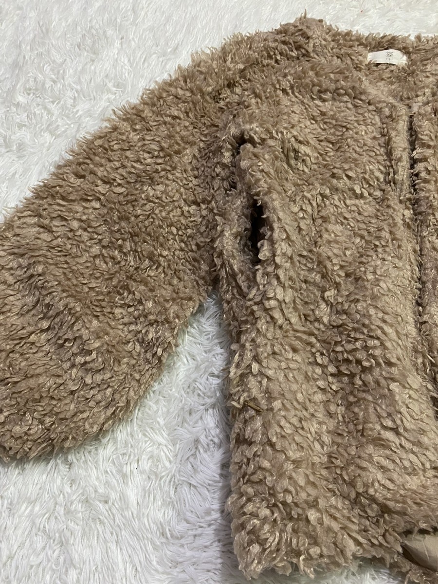 Cardigan - F.P.S Button Hook Sherpa Fleece Cardigan Jacket - 4