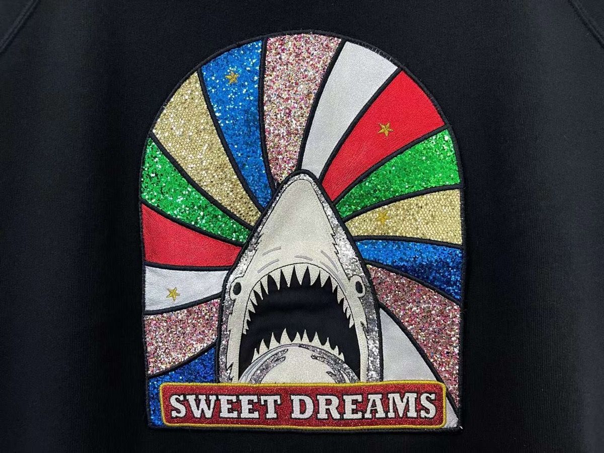SS17 sweet dreams shark hoodie - 3