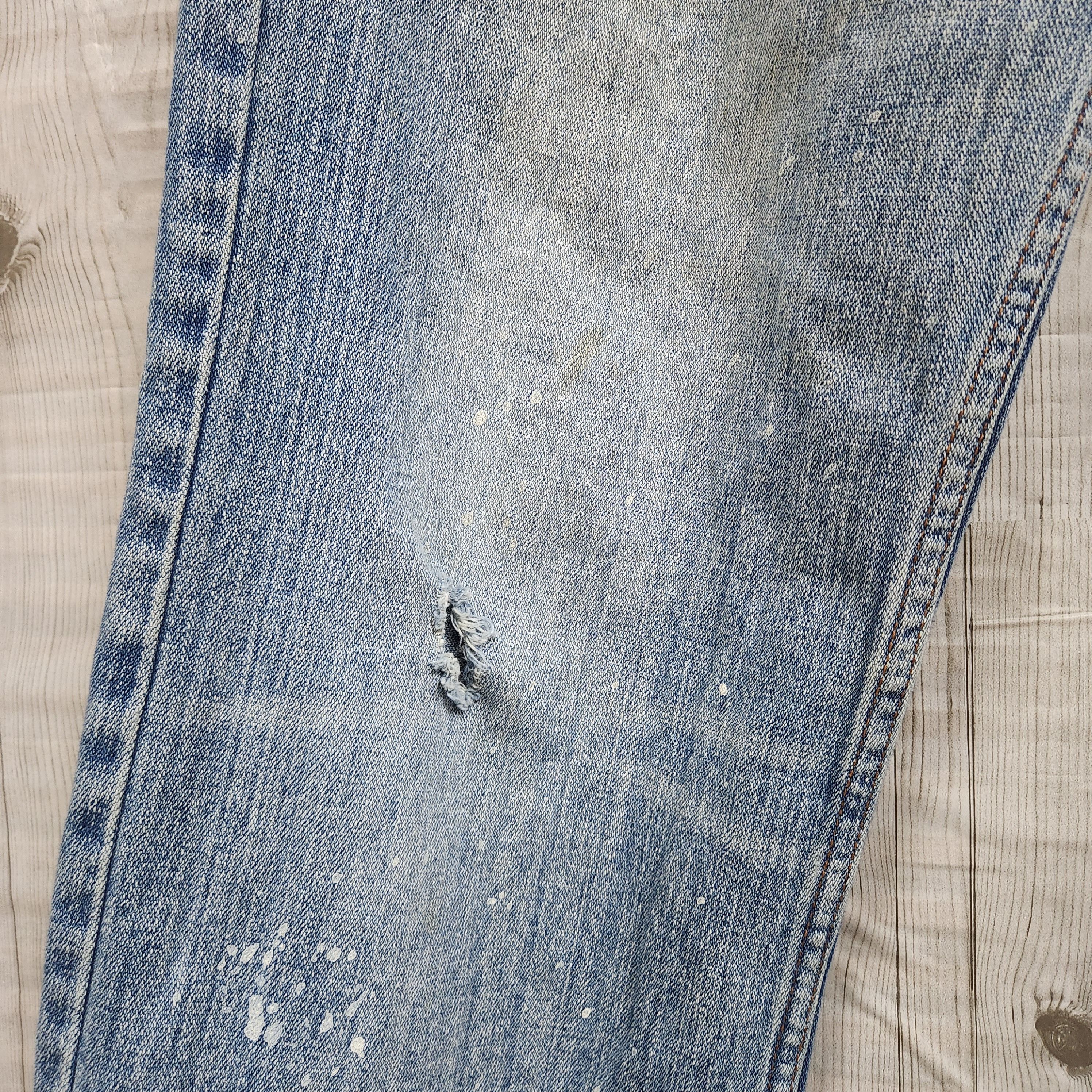 Japanese Brand - Painter Splattered Nylaus Denim Jeans Japan - 15