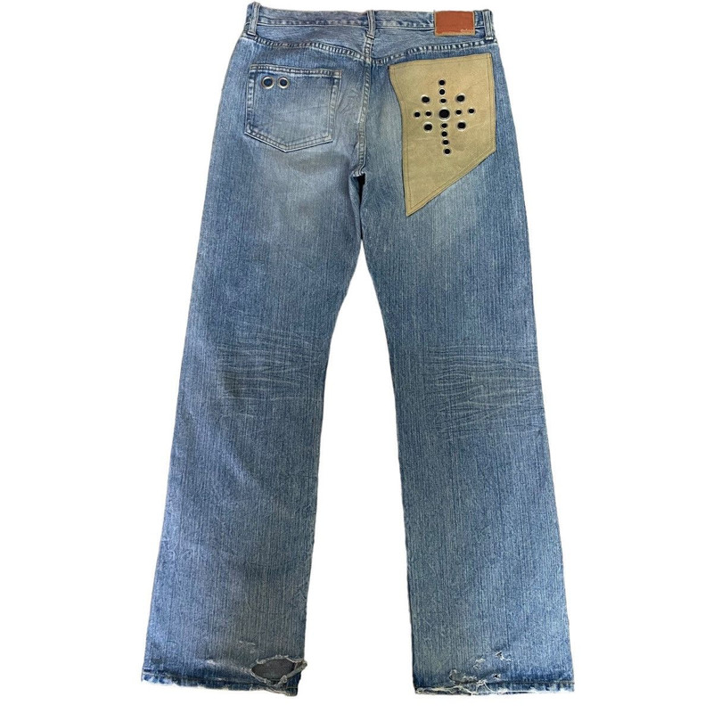 Japanese Brand - G-LAND EDGE Denim Distressed Jeans Nice Pocket - 1
