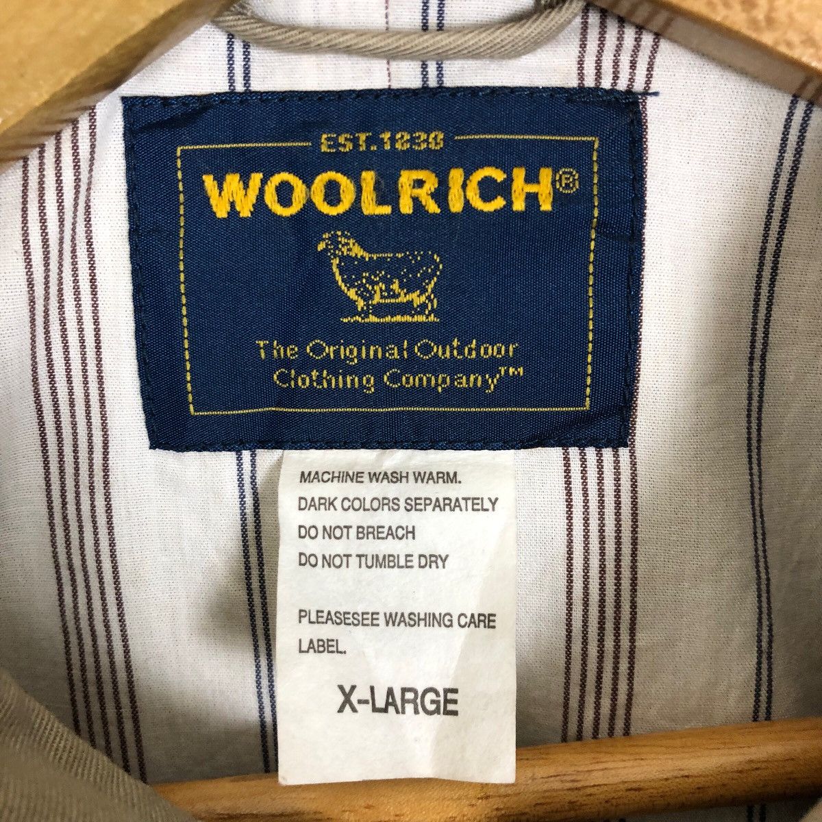 Vintage Woolrich Parka Cotton Car Coat Button Up - 5