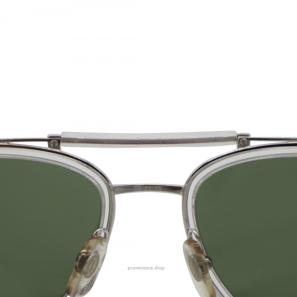 Santos de Cartier Sunglasses CT0078S - Brushed Platinum - 7