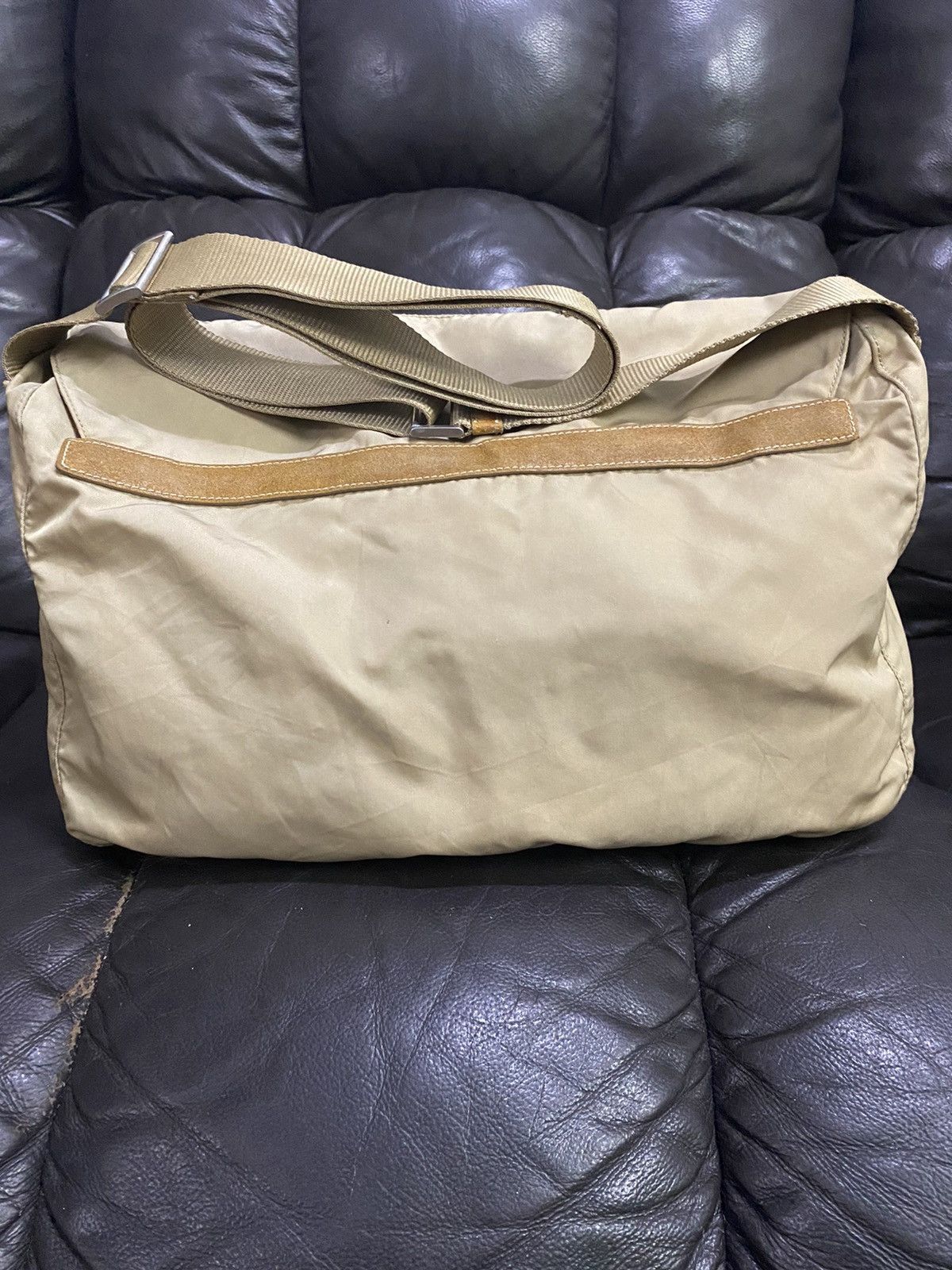 Authentic Prada Tessuto Nyalon Messenger Shoulder Bag - 6
