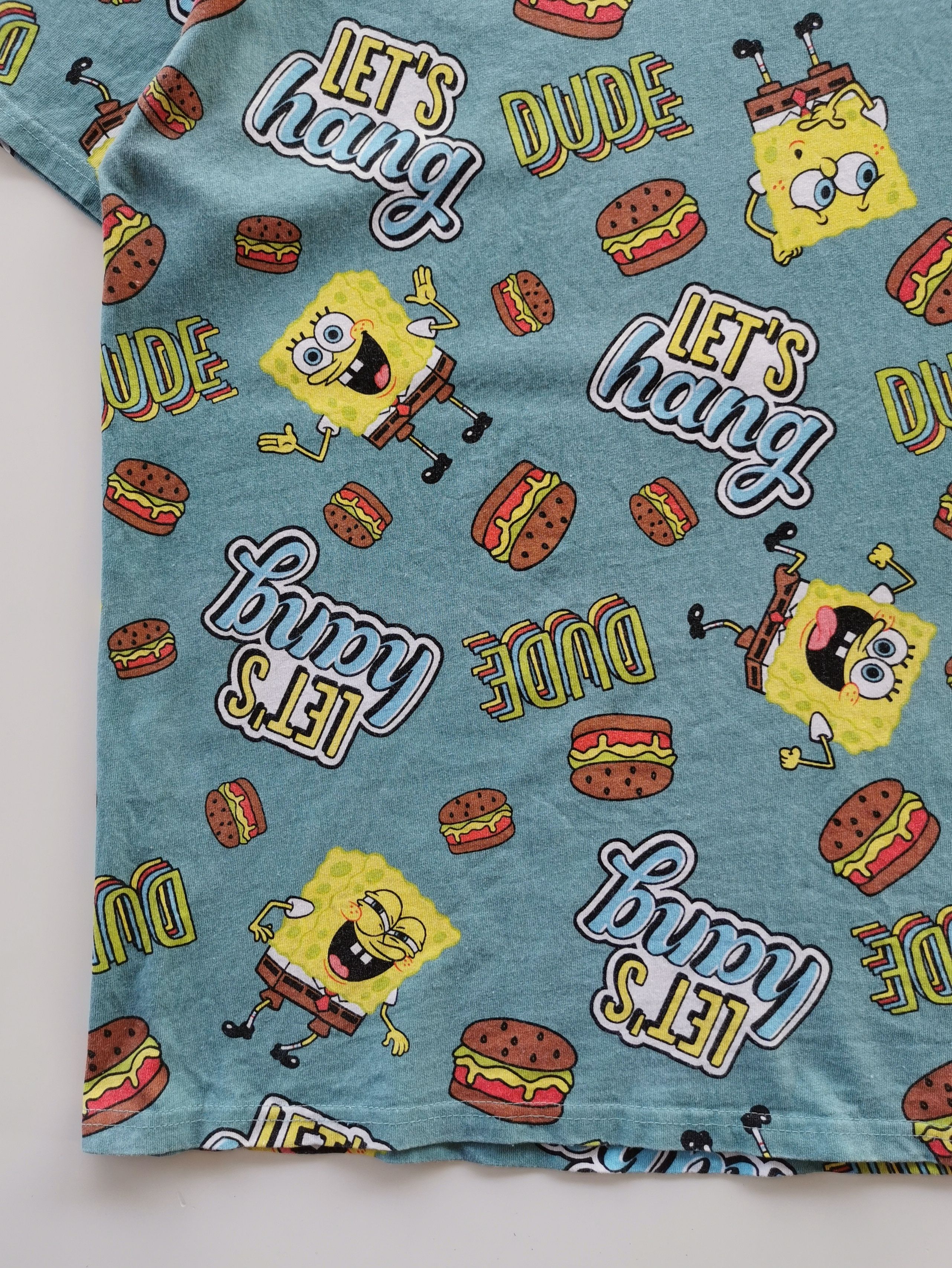 Spongebob Squarepants Cartoon Full Print Tshirt - 4