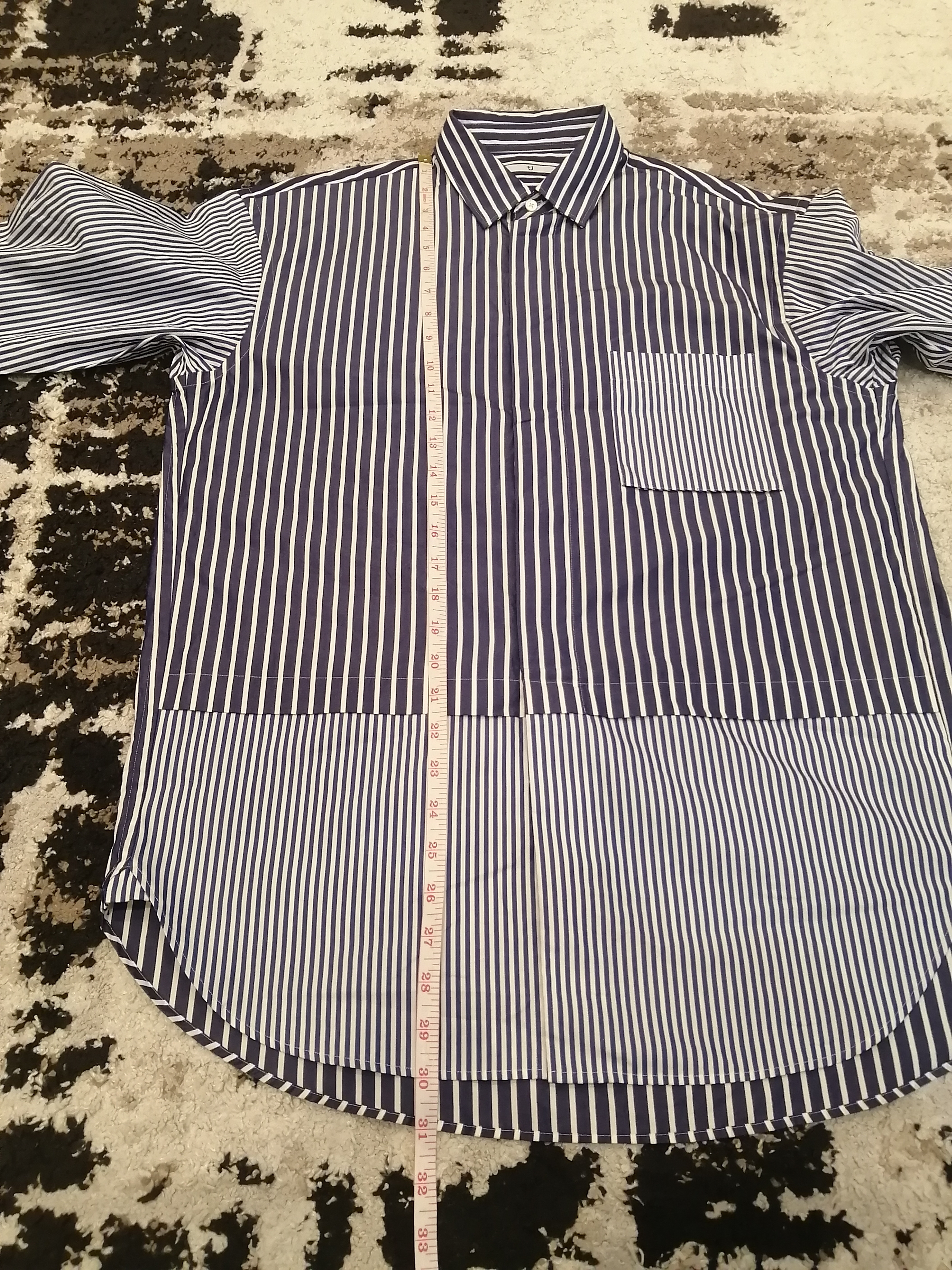 Jil Sander X Ut +J Oversized Striped Shirt - 10