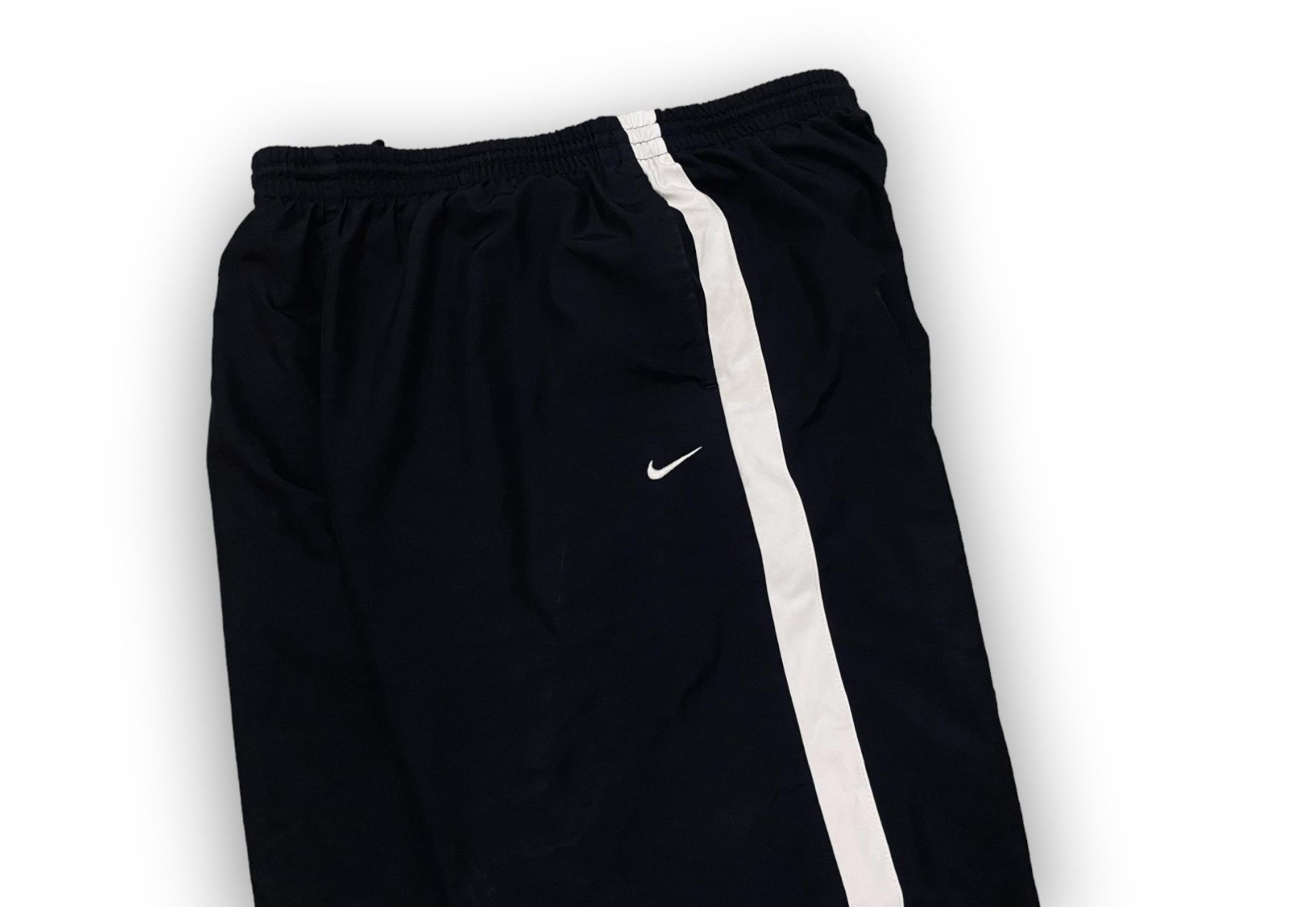 Nike Track Pants Y2K Black Side Stripe Men's L - 3